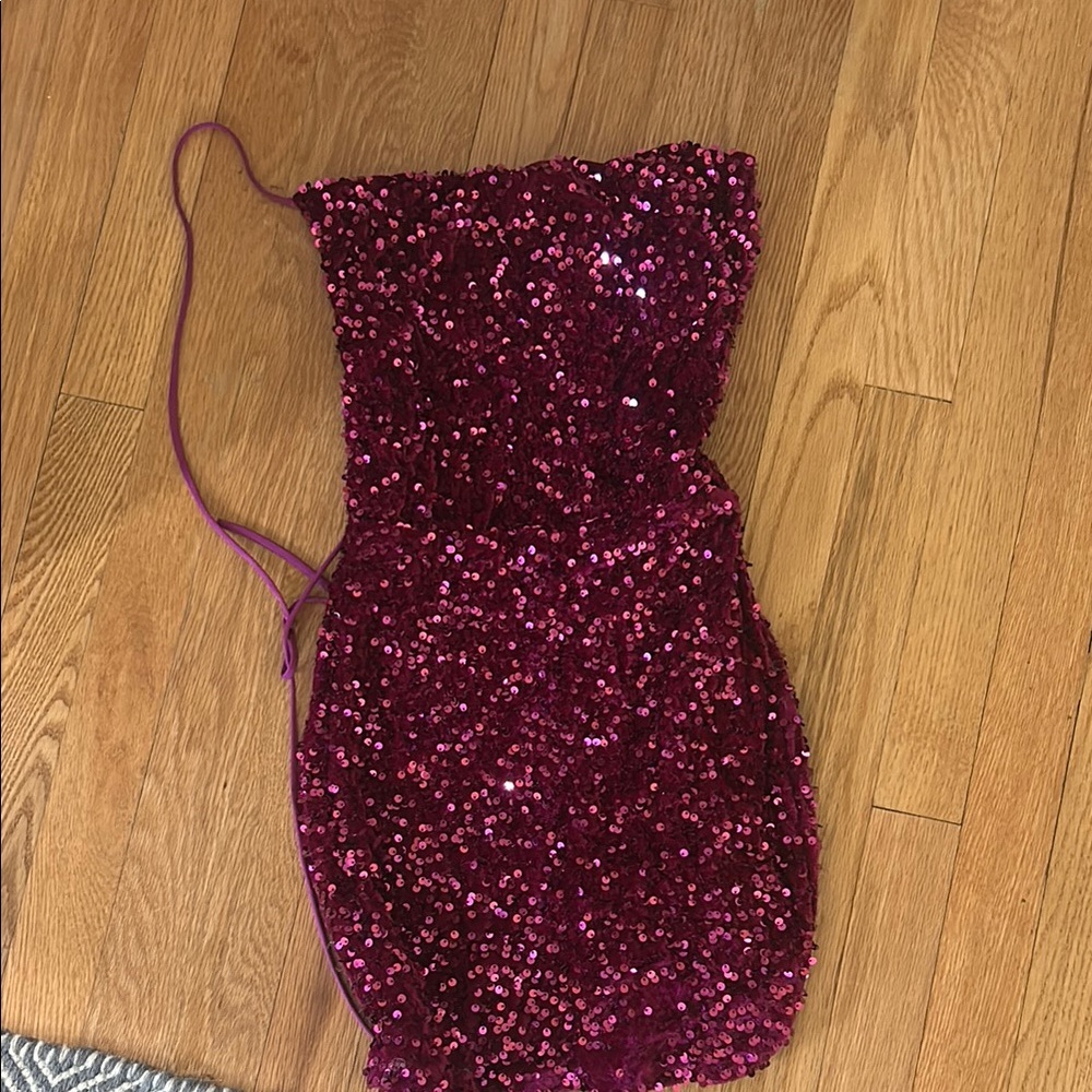 Red/ Maroon Sparkly Dress
